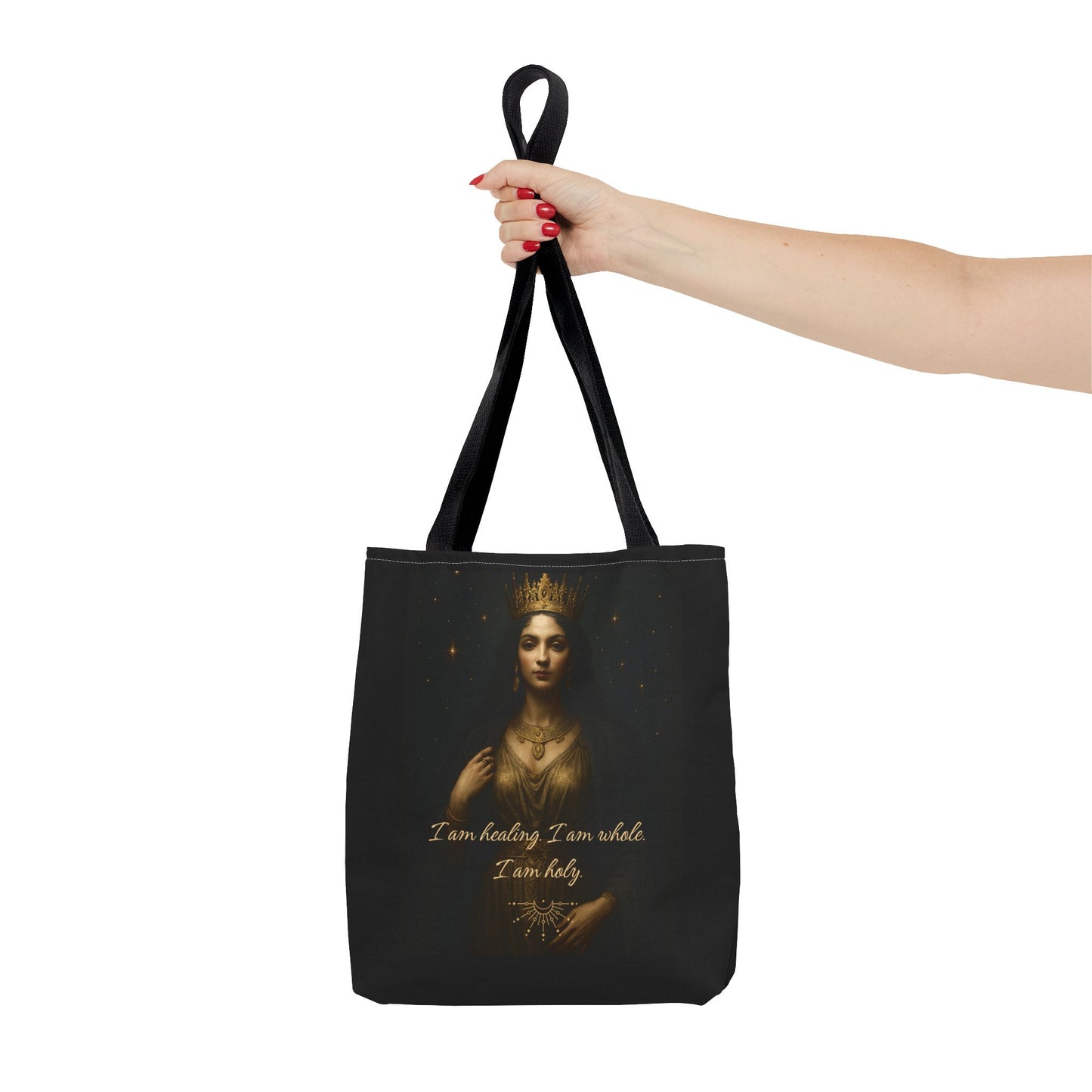 "I am Healing, I am Whole, I am Holy" Empowering Tote Bag