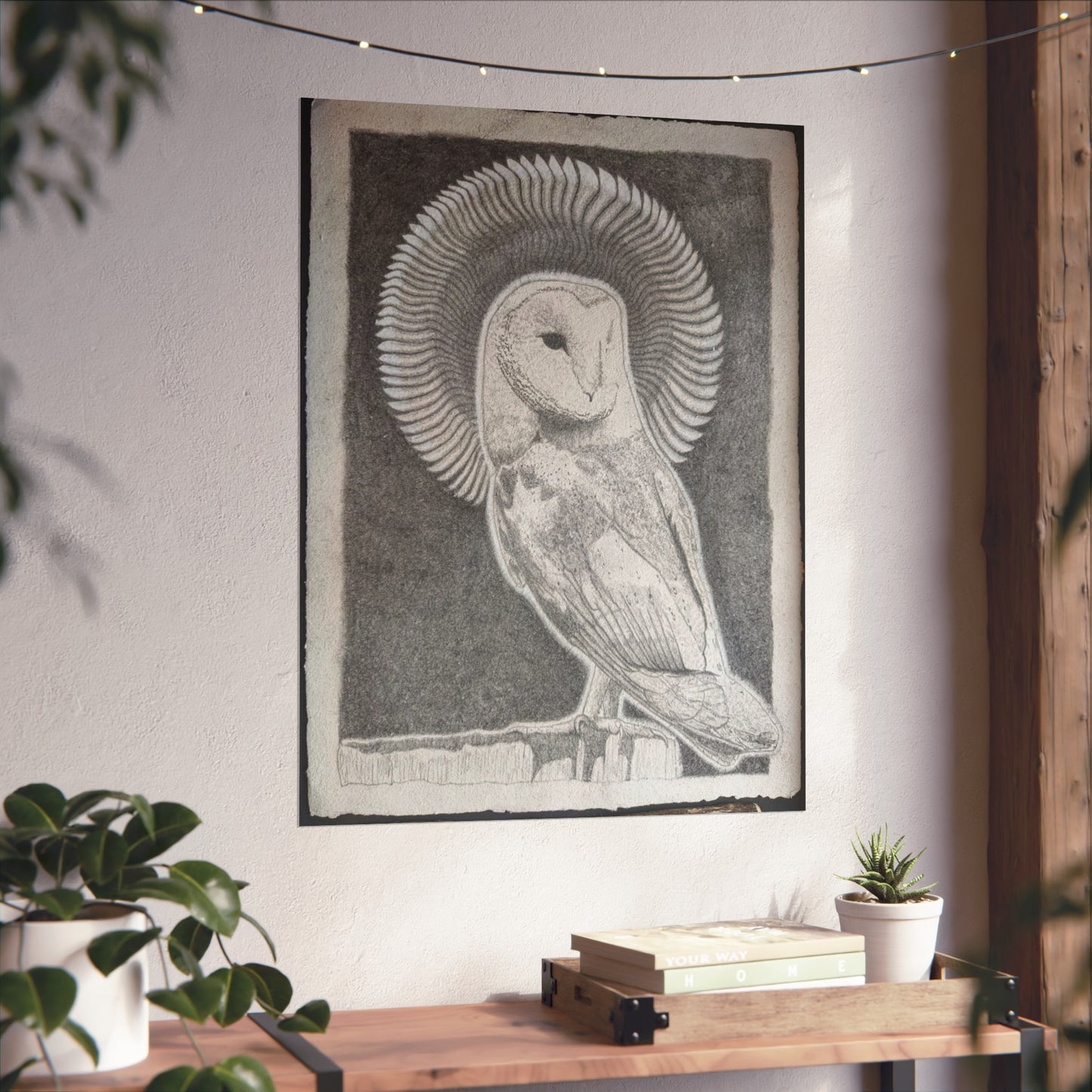 "Owl Priestess" - Fine Art Print