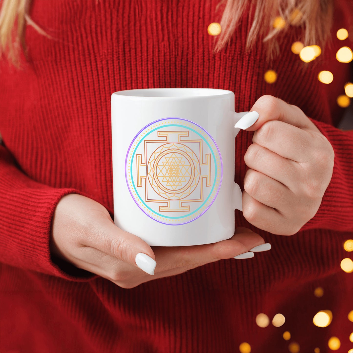 Sri Yantra Spiritual Mandala Mug