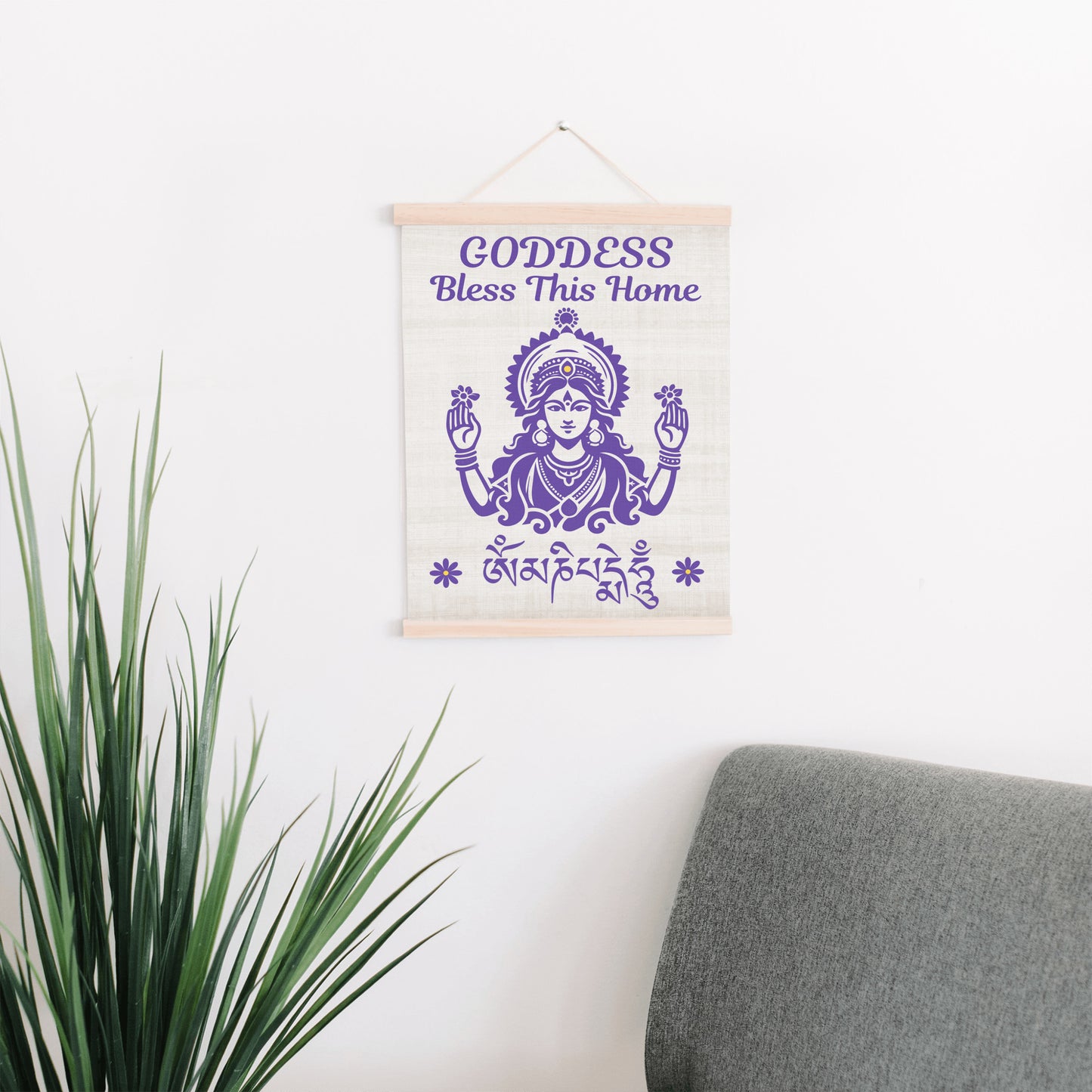 Goddess Bless This Home Sign