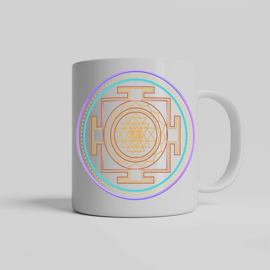 Sri Yantra Spiritual Mandala Mug