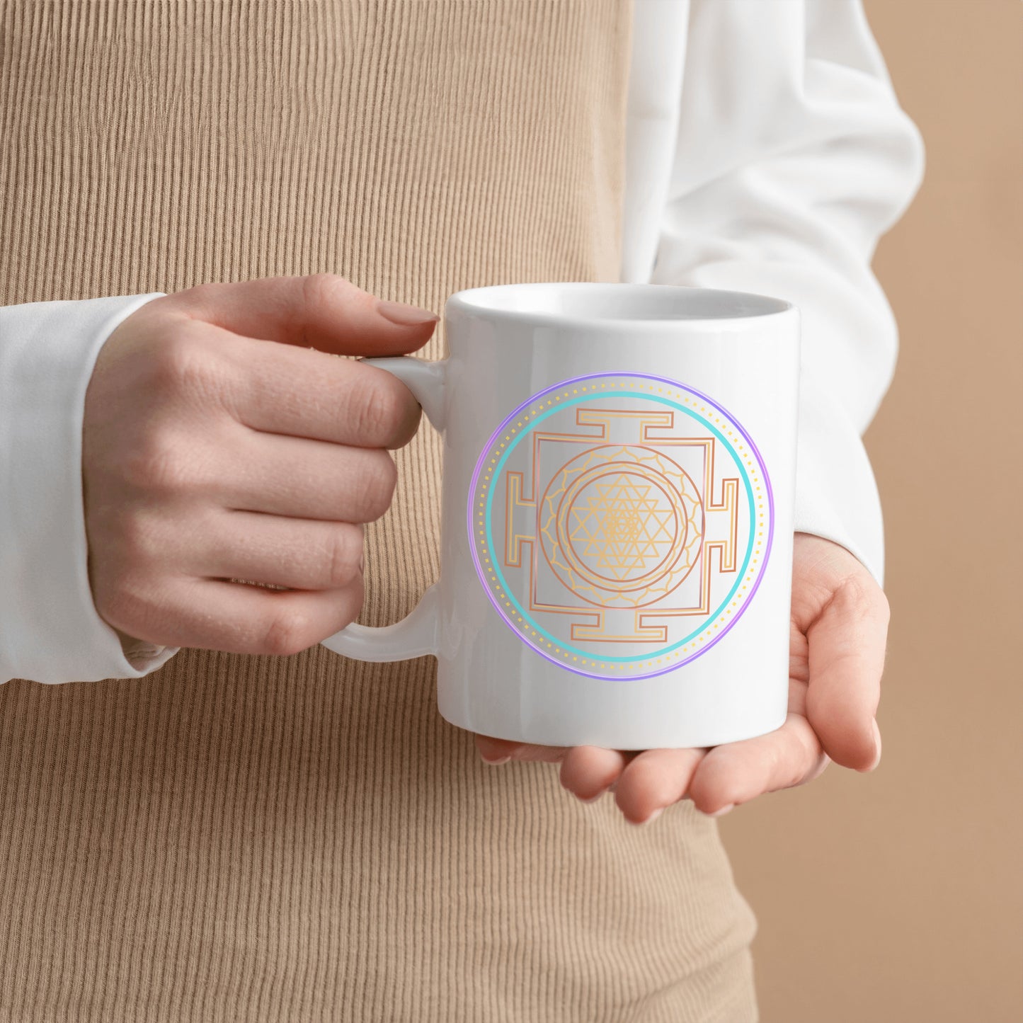 Sri Yantra Spiritual Mandala Mug